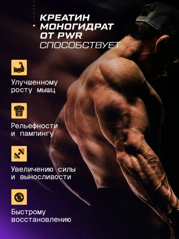 Креатин моногидрат порошок 300г creatine — смородина 3 Креатин моногидрат порошок 300г creatine — смородина — фото 3