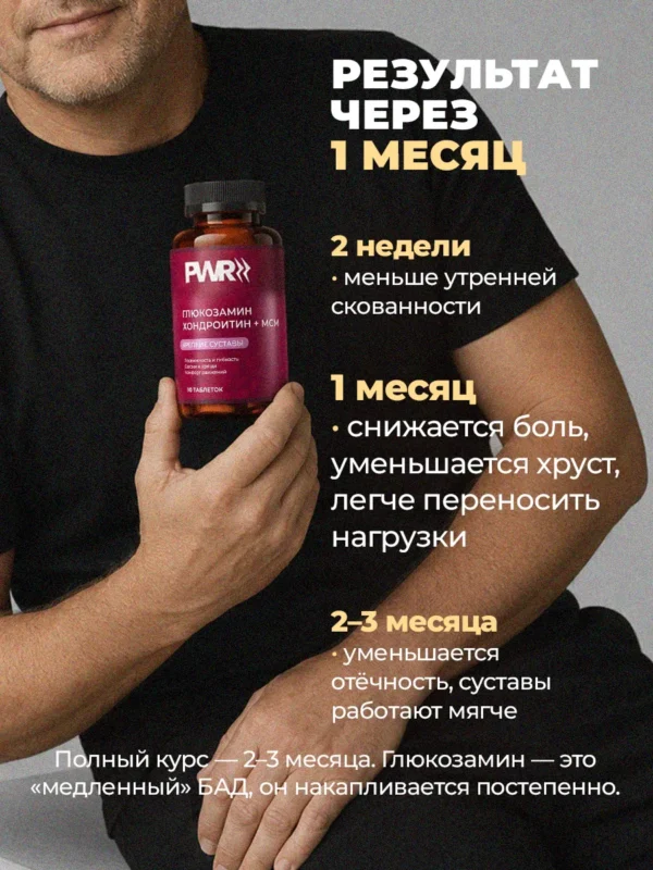 Глюкозамин Хондроитин МСМ для суставов и связок от боли в коленях 8 Глюкозамин Хондроитин МСМ для суставов и связок от боли в коленях — фото 8