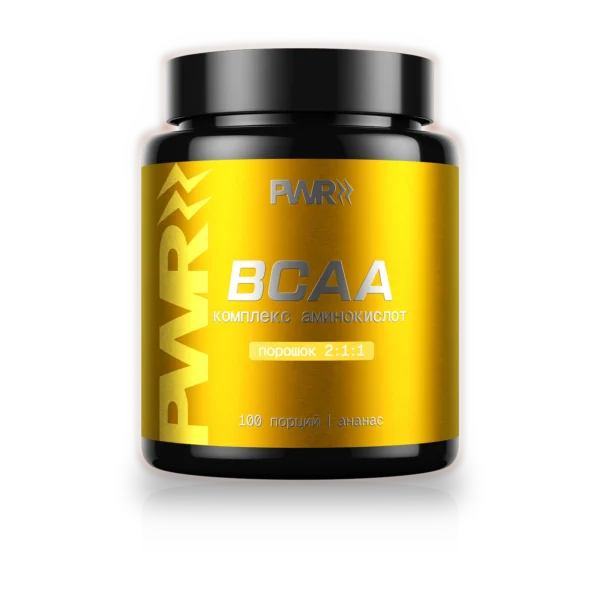 bcaa-2-1-1-500-pineapple BCAA 2:1:1 порошок, ананас, 500 г