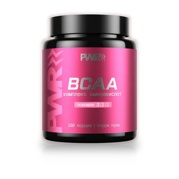 BCAA порошок, ягодный пунш, 500 г