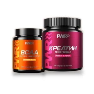 Набор: BCAA в капсулах 200 шт и креатин 300 г