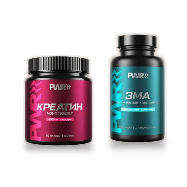 set-creatine-zma Набор: креатин порошок 300 г и ZMA 120 капсул