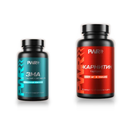 Набор: ZMA 120 капсул и L-карнитин 90 капсул